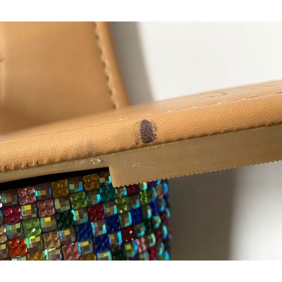 INC International Concepts Womens 7M Multicolor Rhinestone Nataliah Slide Sandal - Picture 5 of 16